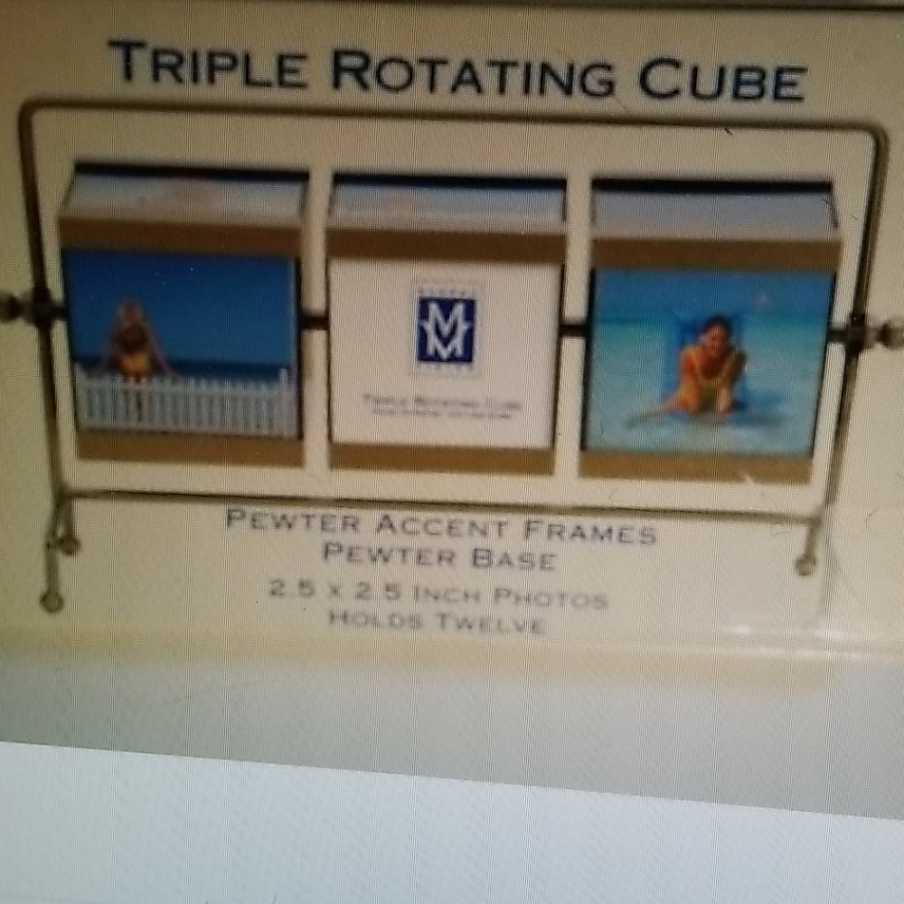 Used Triple Frame Rotating Desk Cube - Picture 3 of 8